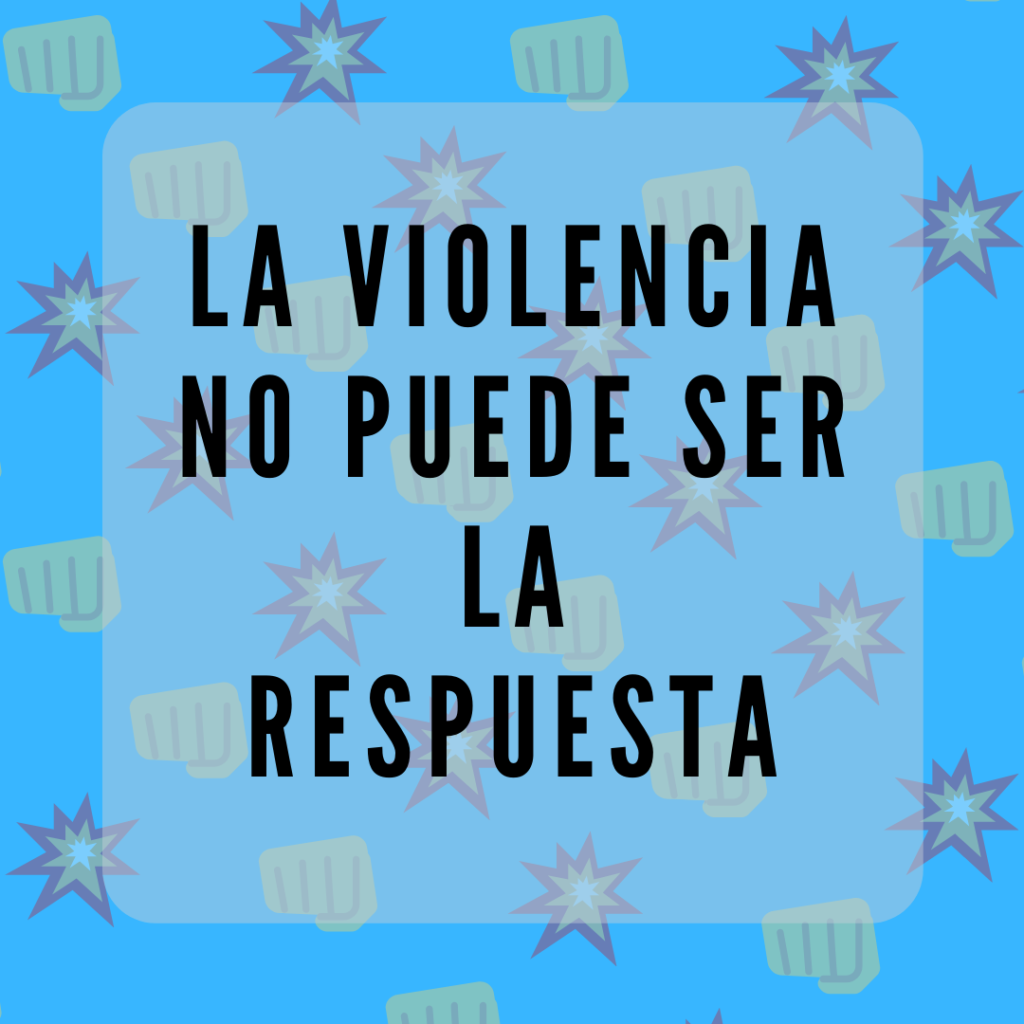 A la violencia se le responde con derechos y cultura democrática